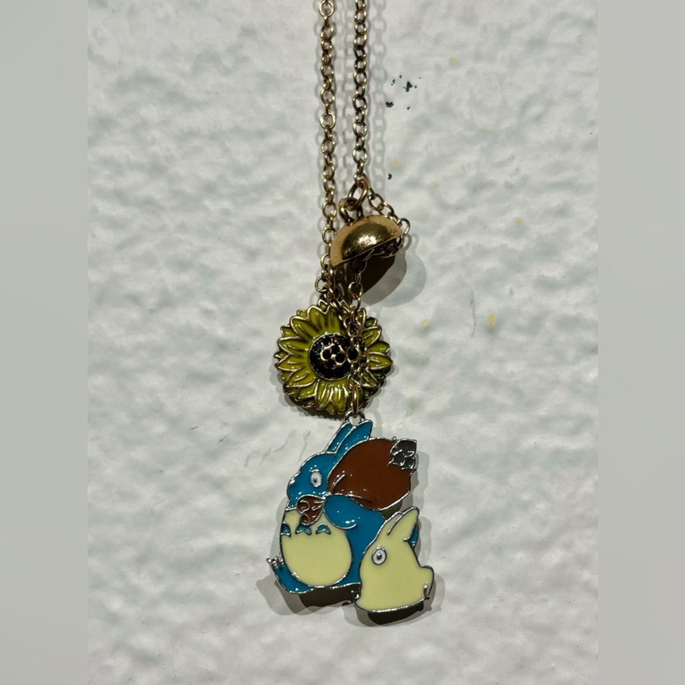 Gold-tone Studio Ghibli Chain Necklace